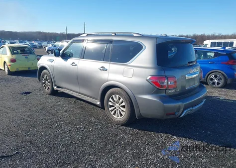 2017 Nissan Armada Sv z USA, uszkodzony, nr VIN JN8AY2NC3H9506428